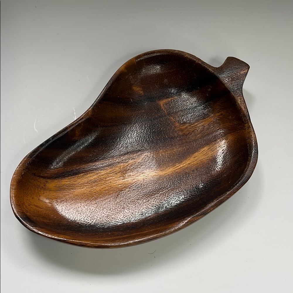 Elegant Brown Wooden Accent Tray